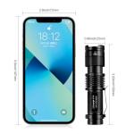 2-Pack Red LED Flashlights for Night Use