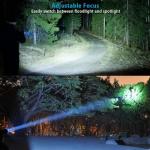 LudoPam 1000 Lumen Rechargeable Tactical Flashlight