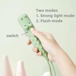 Crocodile-Shaped Kids’ Silicone LED Flashlight