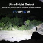 WUBEN L3 3000 Lumen Rechargeable Flashlight