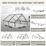 Inflatable Camping Tent for 5-8 Persons