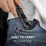 Red Light LED Flashlight with Adjustable Focus