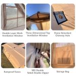 Large Inflatable Camping Tent for 4-8 People