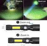 Rechargeable 1200 Lumen Flashlight with 7 Modes