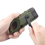 Simpeak Solar and Hand Crank LED Flashlight 2-Pack
