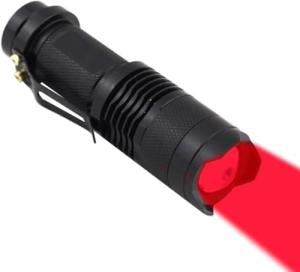 High Power Red LED Flashlight for Astronomy