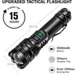 Super Bright Rechargeable Tactical Flashlight 990,000 Lumens