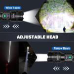 Super Bright Rechargeable Tactical Flashlight 990,000 Lumens