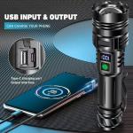 Super Bright Rechargeable Tactical Flashlight 990,000 Lumens