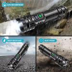 Super Bright Rechargeable Tactical Flashlight 990,000 Lumens