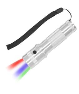 10-in-1 Waterproof RGB LED Flashlight Torch