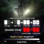 LETOUR COB Flashlight: 1000 Lumens, 6 Modes, Portable