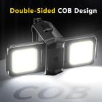 LETOUR COB Flashlight: 1000 Lumens, 6 Modes, Portable