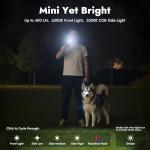 WARSUN T7 Slim Rechargeable LED Torch with Clip