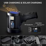 LBE 900000 Lumens Rechargeable Outdoor Spotlight