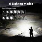 WUBEN L1 Super Bright 2000 Lumen Rechargeable Flashlight