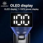 20000LM Bright Waterproof LED Flashlight with Zoom