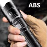 20000LM Bright Waterproof LED Flashlight with Zoom
