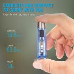 Compact 400 Lumen Rechargeable Mini LED Flashlight