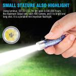 Compact 400 Lumen Rechargeable Mini LED Flashlight