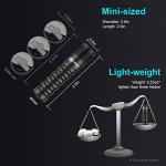 LUMINTOP EDC01 Waterproof Keychain Flashlight, 120 Lumens