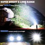 Sigoobal High Lumens Rechargeable LED Flashlight