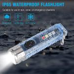 Compact 400 Lumen Rechargeable Mini LED Flashlight