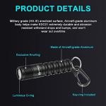 LUMINTOP EDC01 Waterproof Keychain Flashlight, 120 Lumens