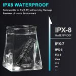 LUMINTOP EDC01 Waterproof Keychain Flashlight, 120 Lumens