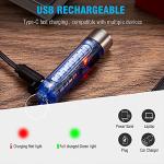 Compact 400 Lumen Rechargeable Mini LED Flashlight