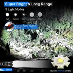 Bright Rechargeable LED Flashlight for Camping and Hiking