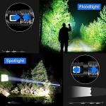 Bright Rechargeable LED Flashlight for Camping and Hiking