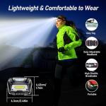Blukar Rechargeable Super Bright Waterproof Headlamp