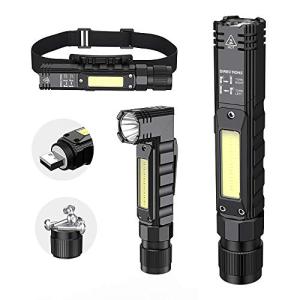 800 Lumens USB Rechargeable Tactical Flashlight