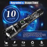 Bright Rechargeable LED Flashlight for Camping and Hiking