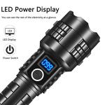 Super Bright Rechargeable Tactical Flashlight with 100000 Lumens