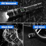 Bright Rechargeable LED Flashlight for Camping and Hiking