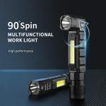 800 Lumens USB Rechargeable Tactical Flashlight