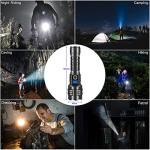 Super Bright Rechargeable Tactical Flashlight with 100000 Lumens