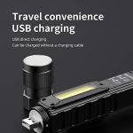 800 Lumens USB Rechargeable Tactical Flashlight