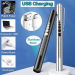 Rechargeable 2-Pack LED Penlight for Camping