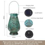 HELESIN Solar Lanterns for Outdoor and Indoor Use
