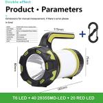 Rechargeable LED Camping Lantern with 6 Modes