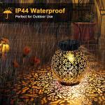 GolWof Waterproof Solar Lanterns for Outdoor Use