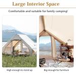 TOMOUNT Family Inflatable Glamping Tent for Camping