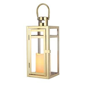 TRIROCKS Stainless Steel Decorative Lantern - 30cm