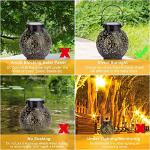 GolWof Waterproof Solar Lanterns for Outdoor Use