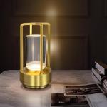 NUFECARG Cordless LED Table Lamp, Stepless Dimming