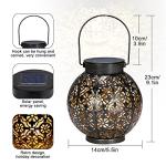 GolWof Waterproof Solar Lanterns for Outdoor Use
