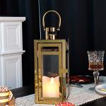 TRIROCKS Stainless Steel Decorative Lantern - 30cm